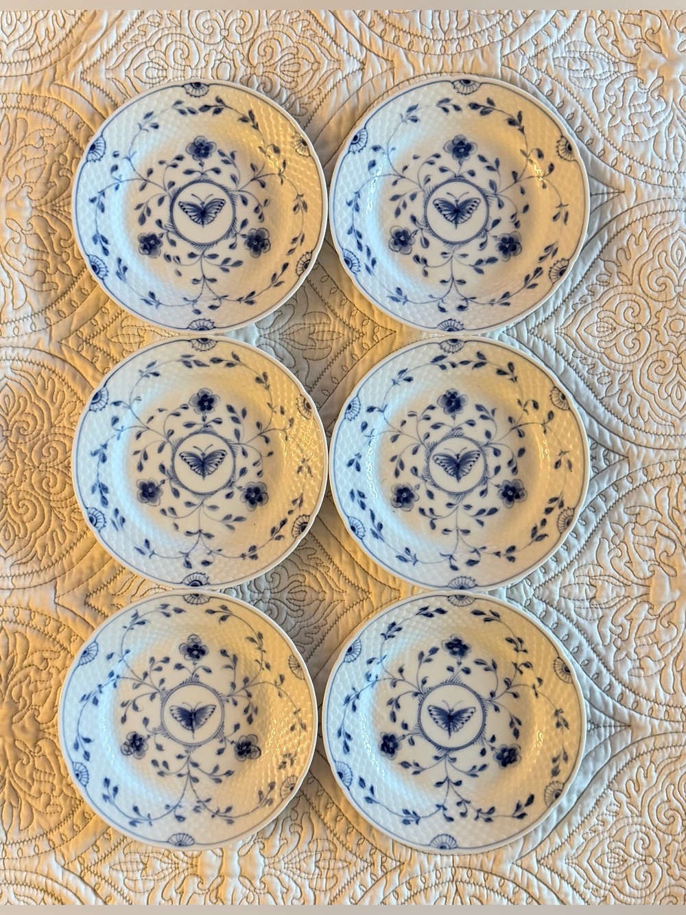Bing & Grondahl Butterfly Dessert, Cake or Bread-and-Butter Side Plate
